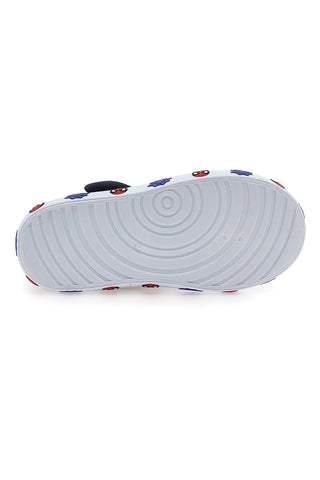 Sandalo da bimbo blu con fori frontali Spiderman R1310673T