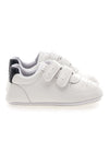 Sneakers bianche con strappi e dettagli blu Grazie girl 392603S