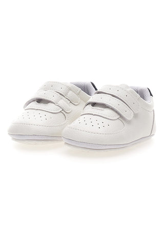 Sneakers bianche con strappi e dettagli blu Grazie girl 392603S