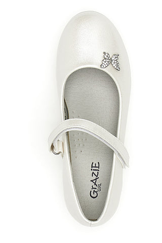 Perlenballerinas mit Schmetterlingsapplikation Thank you girl 392615S