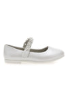Ballerine perlate con cinturino gioiello floreale Grazie girl 392614S