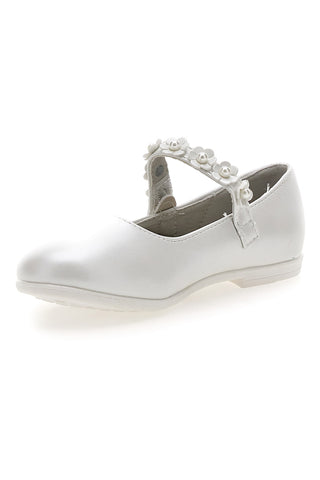 Ballerine perlate con cinturino floreale Grazie girl 392614S