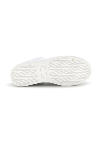 Weiße Turnschuhe mit Schnürsenkeln und Reißverschluss Laura Biagiotti L9875C9759