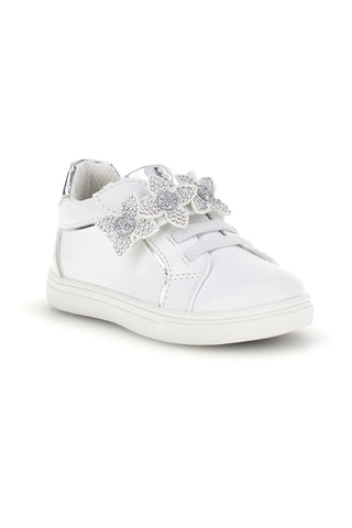 Weiße Schuhe mit Blumen und Riemen Laura Biagiotti AG1785116892