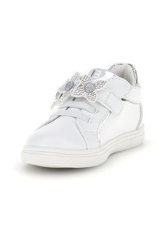 Weiße Schuhe mit Blumen und Riemen Laura Biagiotti AG1785116892
