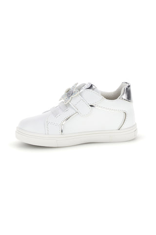 Weiße Schuhe mit Blumen und Riemen Laura Biagiotti AG1785116892