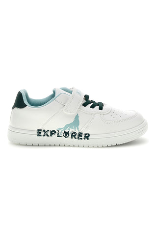 Sneakers bianca Pitt kids PK1871B
