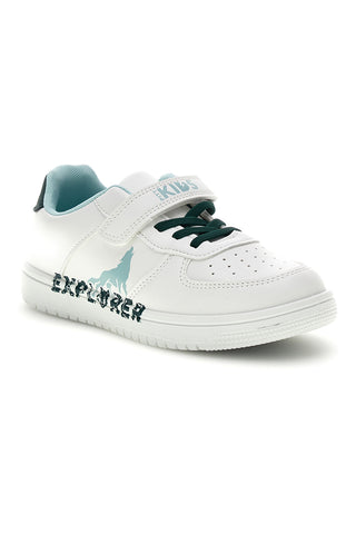 Sneakers bianca Pitt kids PK1871B