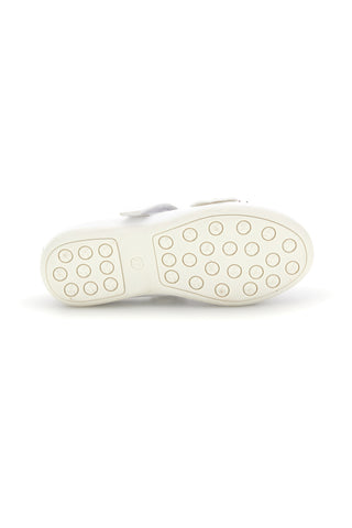 Ballerine Bianche con Applicazioni Floreali Energy E512