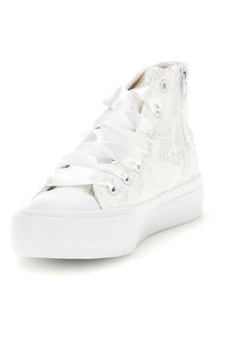 Sneakers Alte Bianche con Pizzo Grazie girl 155561