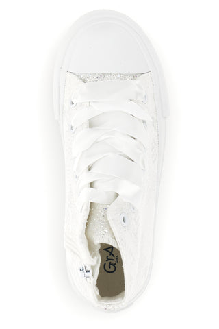 Sneakers Alte Bianche con Pizzo Grazie girl 155561