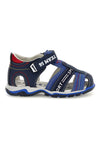 Sandali blu con chiusura a strappo Pitt kids 15110