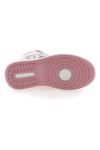 Hohe rosa Sneakers mit Minnie-Maus-Aufdruck D3010746S