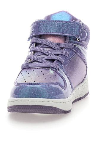 Lila hohe Sneakers mit Frozen-Druck D4310682S