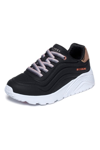 Sneakers nere con platform lavabili in lavatrice Skechers Uno Lite Ombre Wave