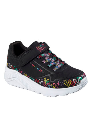 Sneakers nere con platform Skechers Uno Lite Heart Craze