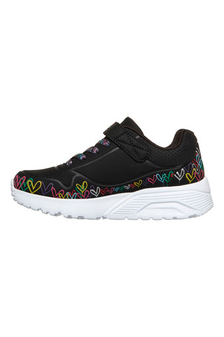 Sneakers nere con platform Skechers Uno Lite Heart Craze