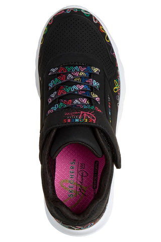 Sneakers nere con platform Skechers Uno Lite Heart Craze