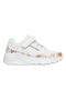 Sneakers bianche con platform Skechers Uno Lite Heart Craze