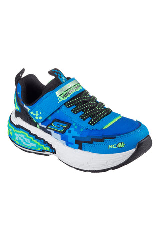 Sneakers blu con dettagli pixel e chiusura adattiva Skechers Mega-Craft 4K