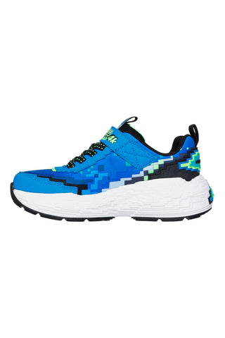 Sneakers blu con dettagli pixel e chiusura adattiva Skechers Mega-Craft 4K