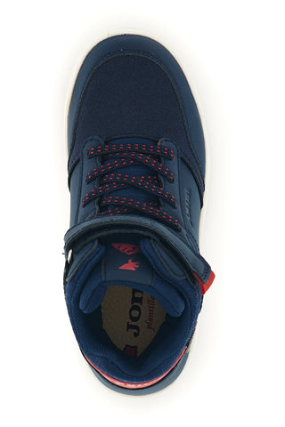Sneakers alte blu con dettagli rossi e strappo Joma JTORCW2603