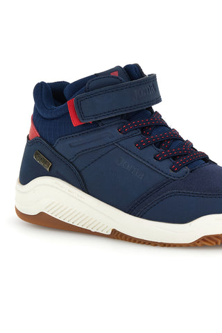 Sneakers alte blu con dettagli rossi e strappo Joma JTORCW2603