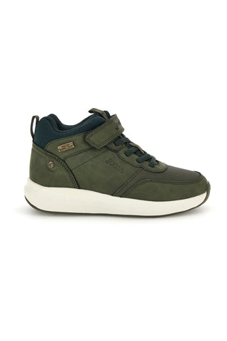 Militärgrüne High-Top-Sneaker mit Klettverschluss und blauem Kragen – Joma JTERW2615V