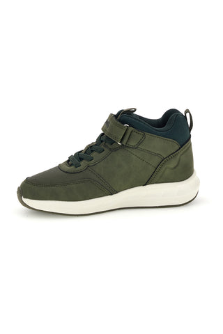 Militärgrüne High-Top-Sneaker mit Klettverschluss und blauem Kragen – Joma JTERW2615V