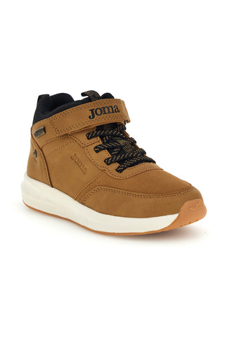 Hohe Sneaker in Lederoptik mit Klettverschluss und schwarzem Kragen von Joma JTERW2626V