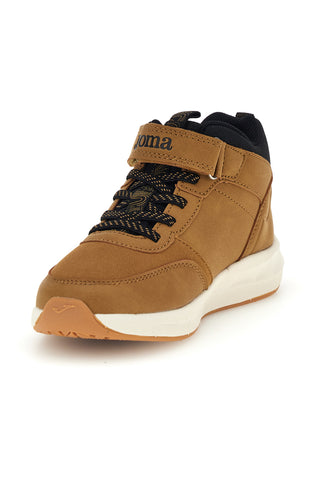 Hohe Sneaker in Lederoptik mit Klettverschluss und schwarzem Kragen von Joma JTERW2626V