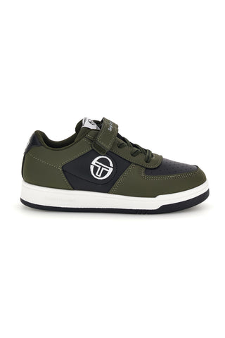 Sneakers verde militare e nero Sergio Tacchini STK6248