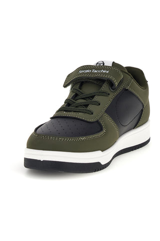 Sneakers verde militare e nero Sergio Tacchini STK6248