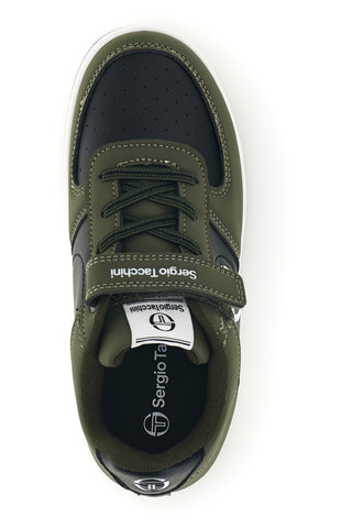 Sneakers verde militare e nero Sergio Tacchini STK6248