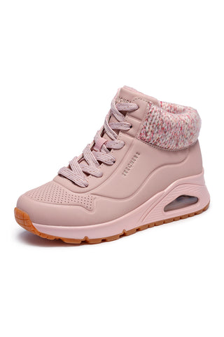 Stivaletti rosa con platform Skechers Uno Gen1 Darling Daze