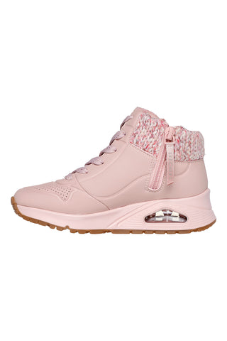 Stivaletti rosa con platform Skechers Uno Gen1 Darling Daze
