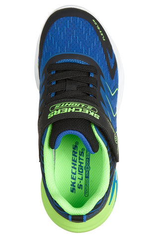 Sneakers sportive blu e lime con luci Skechers Flex-Glow Ultra Prism-Pacer