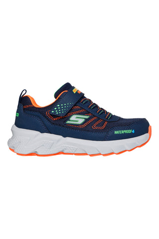 Wasserdichte blaue Sneaker mit Klettverschluss: Skechers Elite Sport Tread Aquavek