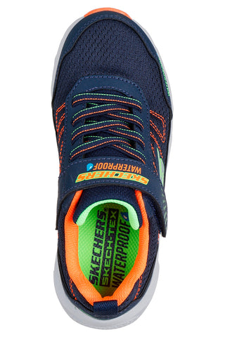 Wasserdichte blaue Sneaker mit Klettverschluss: Skechers Elite Sport Tread Aquavek