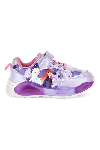 Lila Sneaker mit Leuchteffekten und Elsa- und Anna-Motiv aus „Die Eiskönigin“ D16305