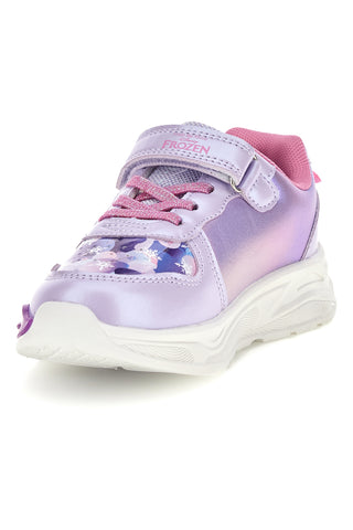 Lila Sneaker mit Leuchteffekten und Elsa- und Anna-Motiv aus „Die Eiskönigin“ D16305