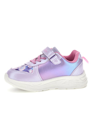 Lila Sneaker mit Leuchteffekten und Elsa- und Anna-Motiv aus „Die Eiskönigin“ D16305