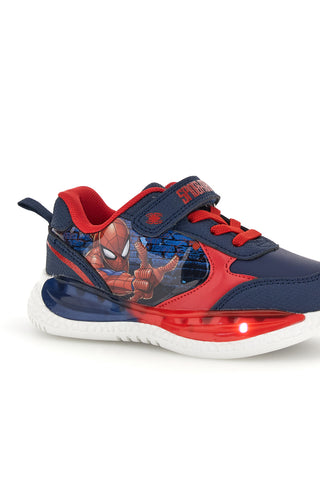 Sneakers blu e rosse con luci Spiderman M13063