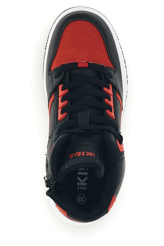 Sneakers alta Nero con cerniera Pitt Kids K191252
