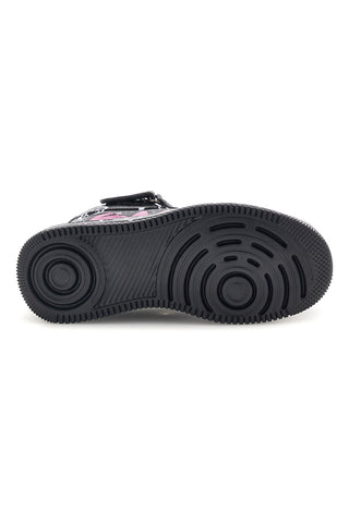 Scarpe alte nere con scritta Smile Pitt kids K251739