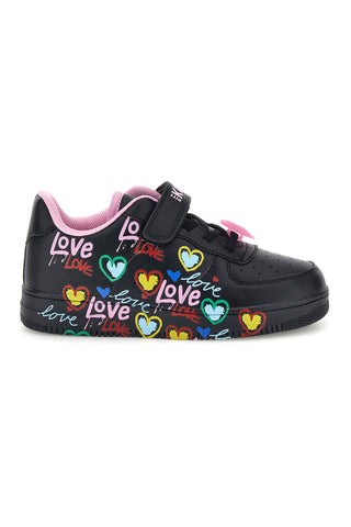 Sneakers nere con stampa cuori e scritte Love Pitt kids K1915622