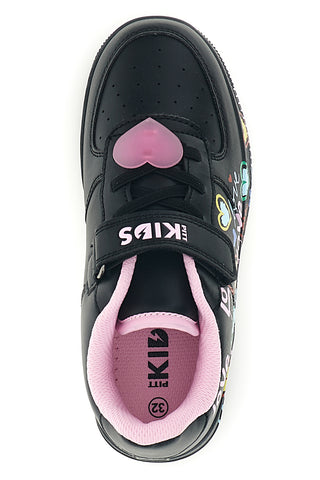 Sneakers nere con stampa cuori e scritte Love Pitt kids K1915622