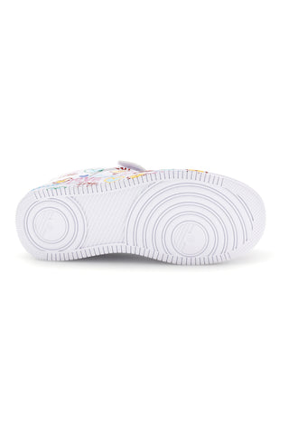 Weiße Sneaker mit Pitt Kids-Aufdruck K1915622