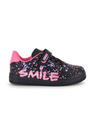 Sneakers Nero con stampa Pitt Kids K23670