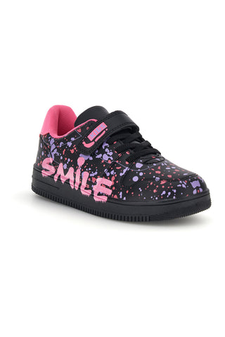 Sneakers Nero con stampa Pitt Kids K23670